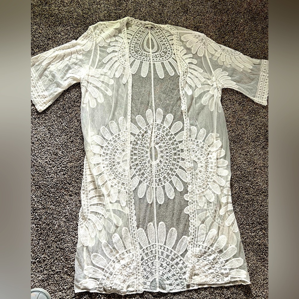 Flower cardigan